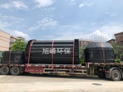 珠海某化工厂尾气处理设备已装车出发