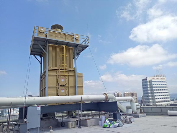 深圳某加工厂硫酸酸雾处理设备湿式静电除雾器